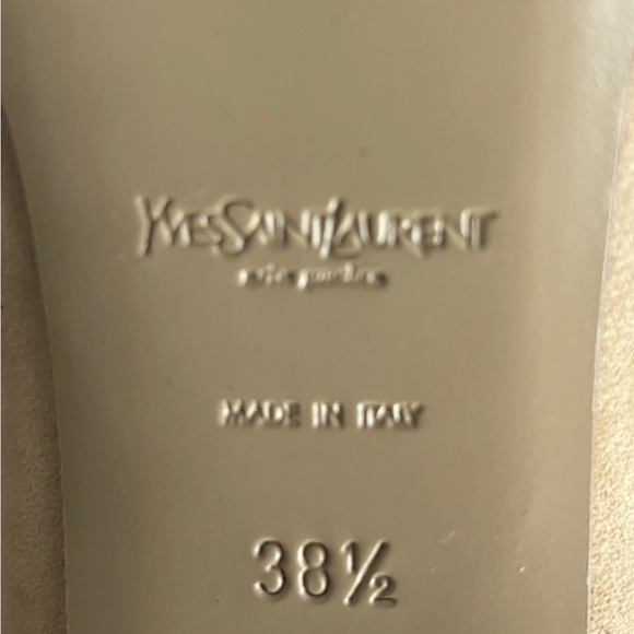 Yves Saint Laurent Tan Heels - Picture 3 of 4